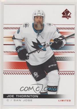 2019-20 SP Authentic - [Base] - Limited Red #44 - Joe Thornton