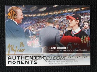 2019-20 SP Authentic - [Base] - Limited #111 - Authentic Moments - Jack Hughes