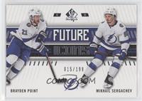 Future Icons - Brayden Point, Mikhail Sergachev #/199