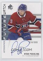 Autographed Future Watch Rookies - Ryan Poehling #/999