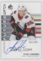 Autographed Future Watch Rookies - Vitaly Abramov #/999