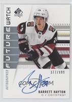 Autographed Future Watch Rookies - Barrett Hayton #/999