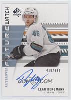 Autographed Future Watch Rookies - Lean Bergmann #/999