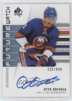 Autographed Future Watch Rookies - Otto Koivula (2020-21 SP Authentic Update) #…