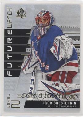 2019-20 SP Authentic - Spectrum FX - Bounty #S-71 - Future Watch Level 2 - Igor Shesterkin