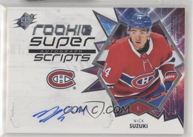 2019-20 SPx - Rookie Superscripts #RSS-NS - Nick Suzuki