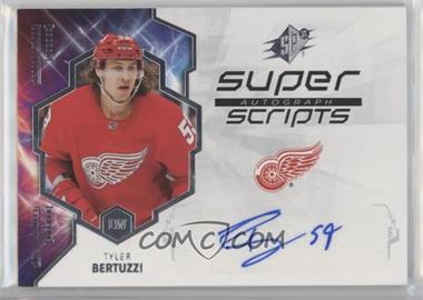 2019-20 SPx - Superscripts #SS-TB - Tyler Bertuzzi