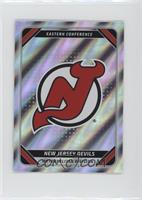 Foil NHL Team Stickers - New Jersey Devils