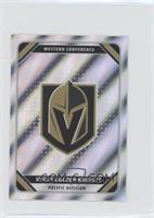 Foil NHL Team Stickers - Vegas Golden Knights [EX to NM]