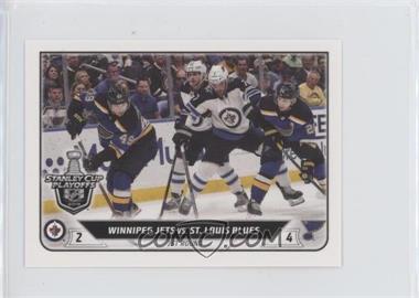 2019-20 Topps NHL Stickers - [Base] #587 - 2018-19 NHL Playoffs - Winnipeg Jets vs. St. Louis Blues