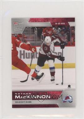 2019-20 Topps Now NHL Stickers - [Base] #196 - Nathan MacKinnon /609