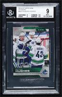 Quinn Hughes [BGS 9 MINT] #/206