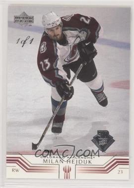 2019-20 Upper Deck - 2001-02 Upper Deck Buybacks #45 - Series 1 - Milan Hejduk /1