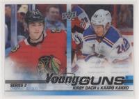 Young Guns Checklist - Kirby Dach, Kaapo Kakko