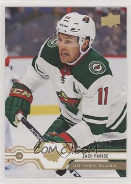 2019-20 Upper Deck - [Base] - High Gloss #376 - Zach Parise /10