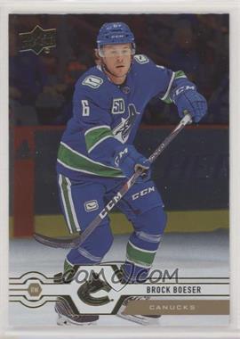 2019-20 Upper Deck - [Base] - Silver Foil #418 - Brock Boeser