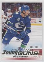 Young Guns - Zack MacEwen #/100