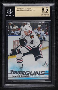 2019-20 Upper Deck - [Base] #246 - Young Guns - Dominik Kubalik [BGS 9.5 GEM MINT]