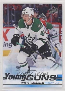 2019-20 Upper Deck - [Base] #465 - Young Guns - Rhett Gardner