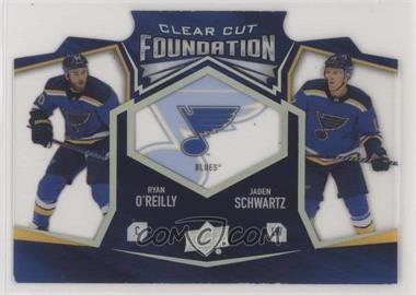 2019-20 Upper Deck - Clear Cut Foundation #CCF-16 - Ryan O'Reilly, Jaden Schwartz