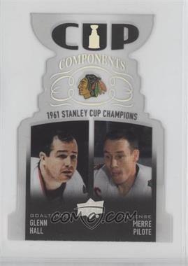 2019-20 Upper Deck - Cup Components #CCP-HP - Glenn Hall, Pierre Pilote
