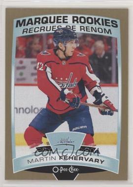 2019-20 Upper Deck - O-Pee-Chee Update - Gold #623 - Marquee Rookies - Martin Fehervary