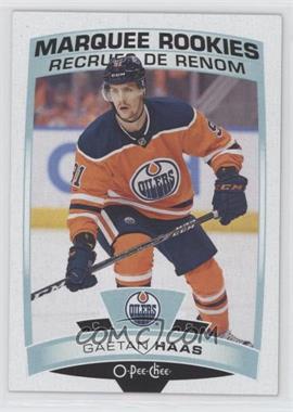 2019-20 Upper Deck - O-Pee-Chee Update #640 - Marquee Rookies - Gaetan Haas