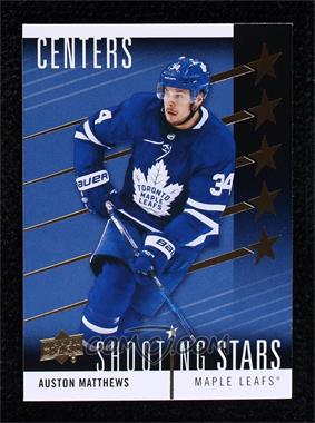 2019-20 Upper Deck - Shooting Stars Centers #SSC-3 - Auston Matthews