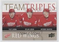 Filip Zadina, Dylan Larkin, Anthony Mantha