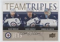 Blake Wheeler, Mark Scheifele, Connor Hellebuyck