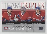 Ryan Poehling, Carey Price, Brendan Gallagher