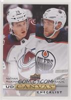 Checklist - Nathan MacKinnon, Leon Draisaitl