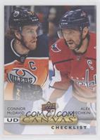 Checklist - Connor McDavid, Alexander Ovechkin