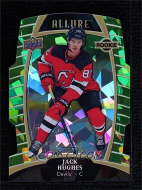 2019-20 Upper Deck Allure - [Base] - Green Quartz #100 - Rookies - Jack Hughes /99