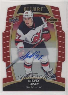 2019-20 Upper Deck Allure - [Base] - Red Rainbow Autographs #90 - Tier 1 - Rookies - Nikita Gusev /349