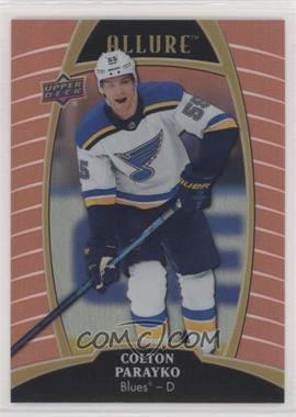 2019-20 Upper Deck Allure - [Base] - Sunset #52 - Colton Parayko