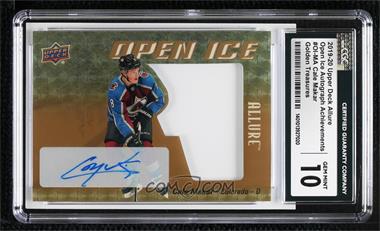 2019-20 Upper Deck Allure - Open Ice Autographed Achievements #OI-MA - Cale Makar /25 [CGC 10 Gem Mint]