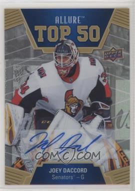 2019-20 Upper Deck Allure - Top 50 - Blue Autographs #T50-12 - Joey Daccord