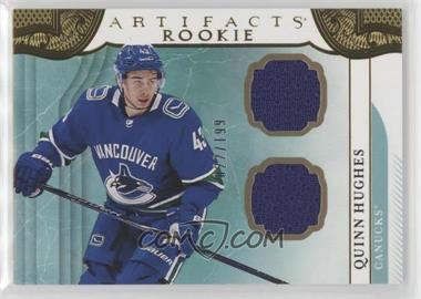 2019-20 Upper Deck Artifacts - [Base] - Horizontal Gold Material #180 - Rookies - Quinn Hughes /199