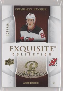 2019-20 Upper Deck Black Diamond - Exquisite Collection 05-06 Rookie Retro #05R-JH - Jack Hughes /249 [EX to NM]