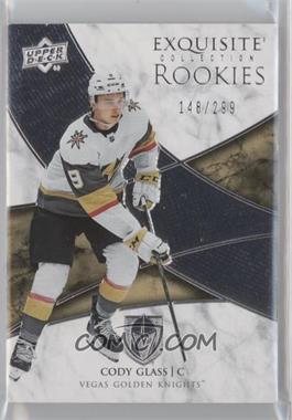 2019-20 Upper Deck Black Diamond - Exquisite Collection Rookies #R-CG - Cody Glass /299