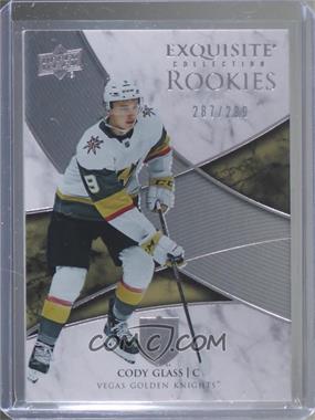 2019-20 Upper Deck Black Diamond - Exquisite Collection Rookies #R-CG - Cody Glass /299