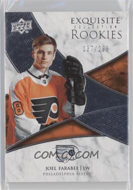 2019-20 Upper Deck Black Diamond - Exquisite Collection Rookies #R-JF - Joel Farabee /299