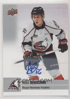 2019-20 Upper Deck CHL - [Base] - Autographs #16 - Alex Beaucage