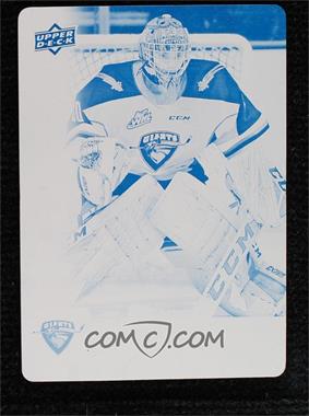 2019-20 Upper Deck CHL - [Base] - Printing Plate Cyan #126 - David Tendeck /1