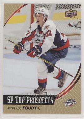 2019-20 Upper Deck CHL - SP Top Prospects #SP-10 - Jean-Luc Foudy