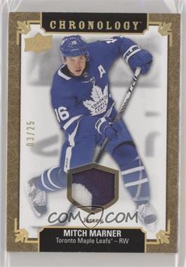 2019-20 Upper Deck Chronology - [Base] - Gold Premium #144 - Mitch Marner /25