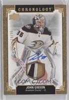 Auto - John Gibson #/25