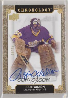 2019-20 Upper Deck Chronology - [Base] - Gold Premium #29 - Vol. 1 Update - Rogie Vachon /25