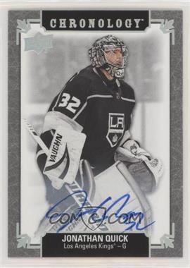 2019-20 Upper Deck Chronology - Franchise History Autographs #FH-LA-JQ - Jonathan Quick